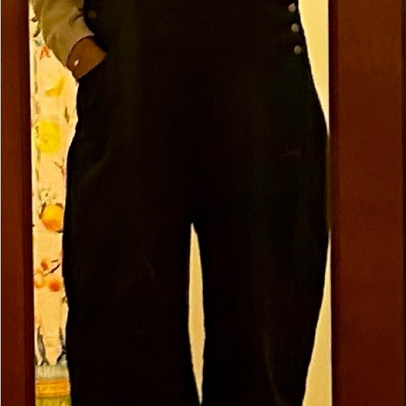 NWOT Dark Green Barrel Corduroy Overalls - Picture 5 of 7